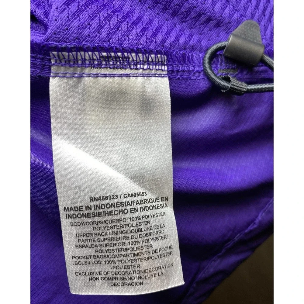Men's LARGE Nike LSU Tigers Team Issued Jacket Pullover Dri-Fit Storm-Fit Purple